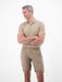 LERROS Poloshirt Katoen Linnen Gravel Beige M