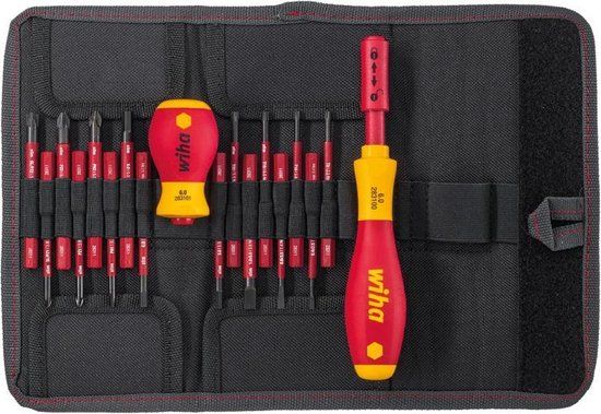 Wiha Schroevendraaier- en bitset slimVario® - 19-delig - 41231