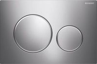 Geberit Sigma 20 Panneau de commande - Chrome - Double chasse - Rond - 10 ans de garantie - 115.882.KH.1