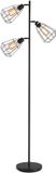 Homcom Vloerlamp 36x36x165cm Metal Noir