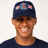 Paris Saint Germain State of Football PSG logo pet - 58 cm - Officieel PSG product - Paris Saint-Germain cap voor volwassenen - Blauw