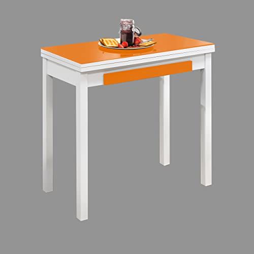 ASTIMESA MLBNA keukentafel - Metaal - Oranje - 80 x 40 cm - 8435627834424