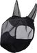 Imperial Riding IRH Fly Shield, vliegenmasker met UV-mesh en fleece-rand, zwart met oren, volledig