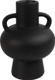 Countryfield Amphora kruik Vaas - zwart terracotta - D13 x H18 cm