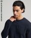 Superdry Homme Haut en coton biologique avec logo vintage brodé