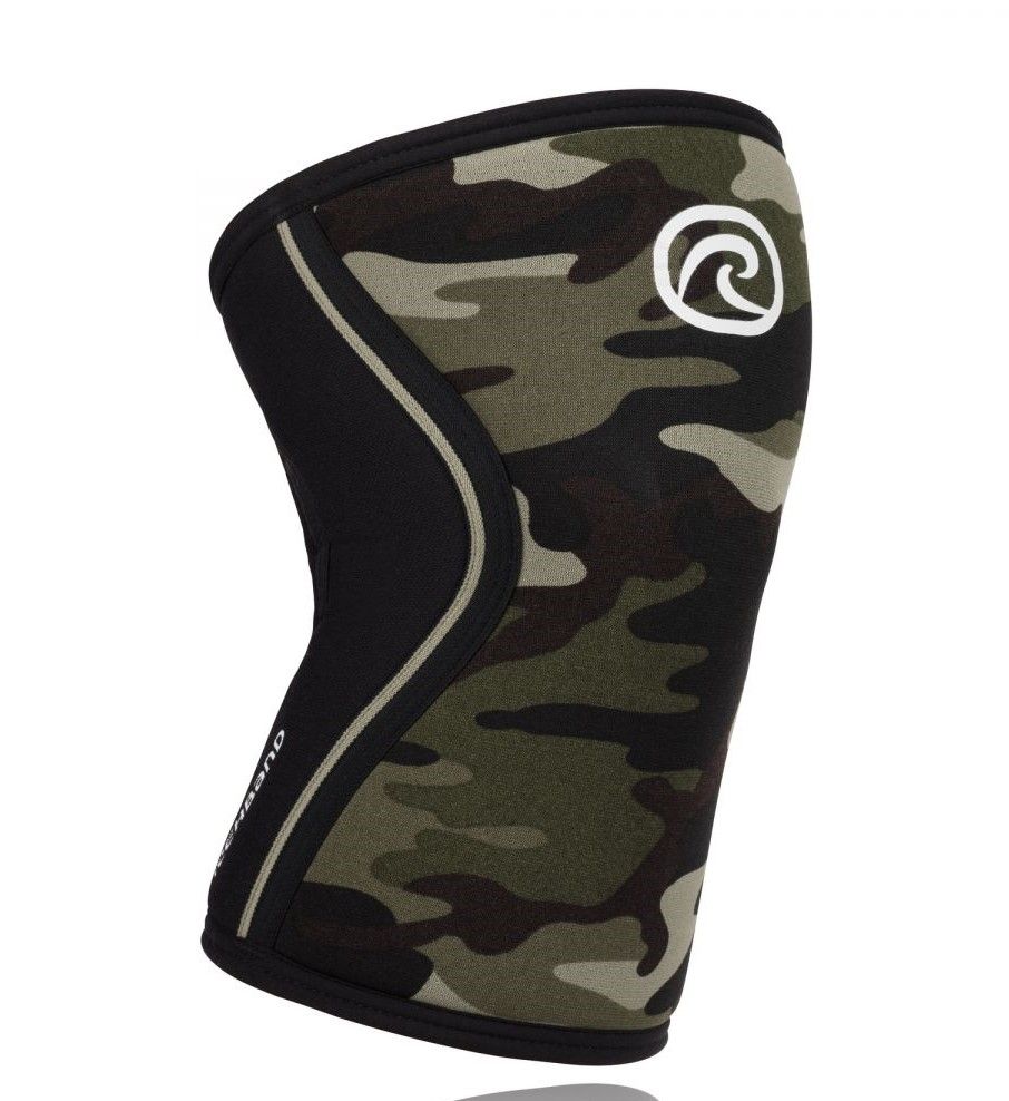 Rehband Kniebrace RX 7MM - Black/Camo- XL