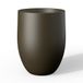 Kante Plantenbak, Beton, Donkerbruin, 21,7" H