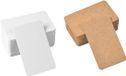 Bol 200 Pièces Cartes en Papier Kraft Cartes à Jouer Vides Cartes Cadeaux avec Mots et Chiffres pour l'École et le Bureau