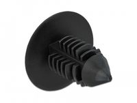 Delock 60187 decoratieve clip, Nylon, Zwart, 15 mm breed, 10 stuks