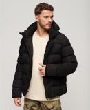 Superdry Microfibre Hooded Sports Puffer Winterjas Heren - Maat XL
