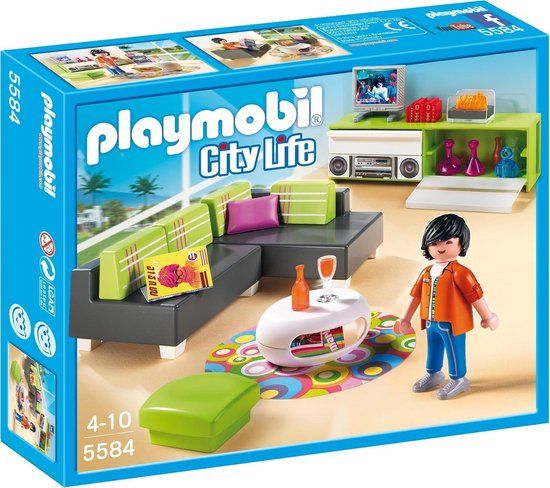 PLAYMOBIL City Life Modern Living Room - 5584