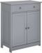 Kleankin Armoire de salle de bain MDF 60x30x75cm Gris