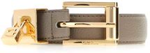 Yesba H25 ceinture femme taupe foncé synthétique