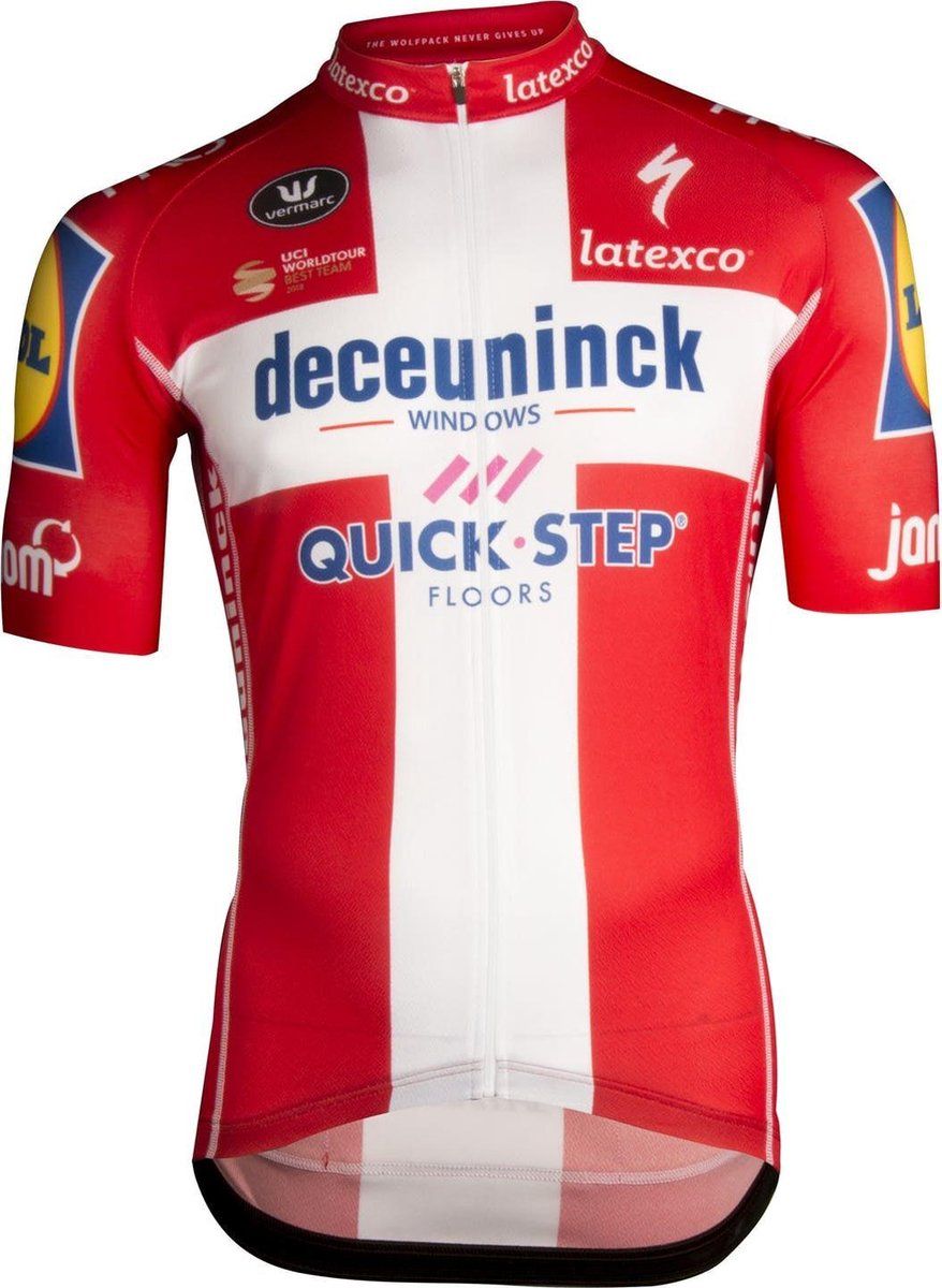 Vermarc DECEUNINCK QUICK-STEP DENEMARKEN KORTE MOUWEN SPL AERO Maat S