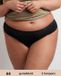 Moodies Undies Moodies menstruatie ondergoed - Bamboe Bikini Onderbroek - gemiddeld kruisje - maat XXL - zwart