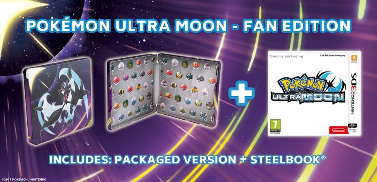 Nintendo Pokemon Ultra Moon - Steelcase Edition - 3DS Nintendo 3DS