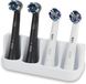 Icecat Porte-brosse à dents - Silicone - Sans perçage - Lavable au lave-vaisselle - Blanc