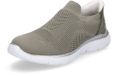 Rieker Lage damessneakers M5072, groen, 38 EU