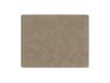 LIND DNA Set de table Corduroy carré L Nomad Grey