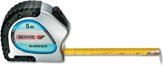 Gedore 4534 Rolmaat - 8m x 25mm - Kunststof - Analoog