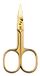 Pfeilring Nagelschaar, 9 cm, verguld