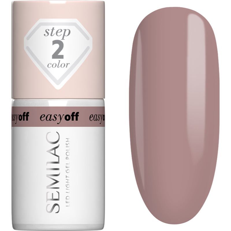 Semilac EASY OFF Nagellak LED LIGHT L13 Mocha Cream 7 ml