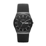 Melbye Titanium en Midnight Steel Mesh Day-date horloge
