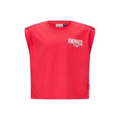 Retour Jeans T-shirt met backprint rood