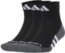 Adidas Performance Climacool Cushioned Korte Sokken 3 Eenheden Zwart EU 40-42