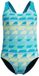 Speedo Print Splashback Maillot de bain Bleu 7-8 Ans Fille