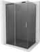 Mexen Omega douchecabine schuifdeur 110 x 100 cm, grafiet, chroom