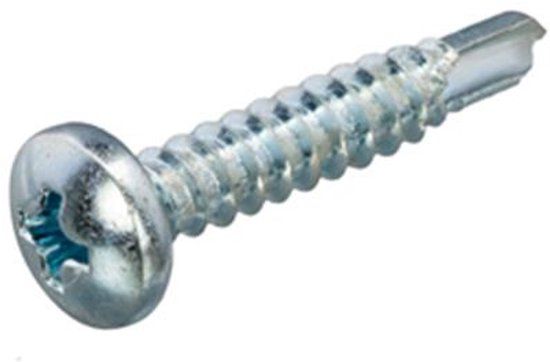 Hoenderdaal Fasteners Hoenderdaal Zelfborende Plaatschroeven - Phillips 2 Bolkop - 4,8 x 45mm - Voldraad - Verzinkt (200 stuks)