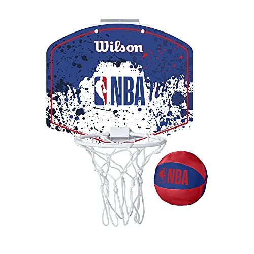 Wilson Mini-basketbalkorf NBA Team MINI HOOP, NBA-logo, kunststof, rood/wit/blauw