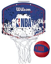 Wilson Mini-basketbalkorf NBA Team MINI HOOP, NBA-logo, kunststof, rood/wit/blauw