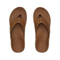 Reef Leather Offshore Teenslippers Heren Bruin