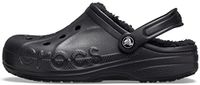 Crocs Baya Lined Clog Uniseks klomp, Zwart/Zwart