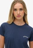 Superdry Essential Logo Slim Fit T-shirt Dames Richest Navy