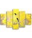 Homemania Wandafbeelding, vlinders, 5 dieren per woonkamer, meerkleurig, 95 x 0,3 x 60 cm, HM205MDF096, MDF