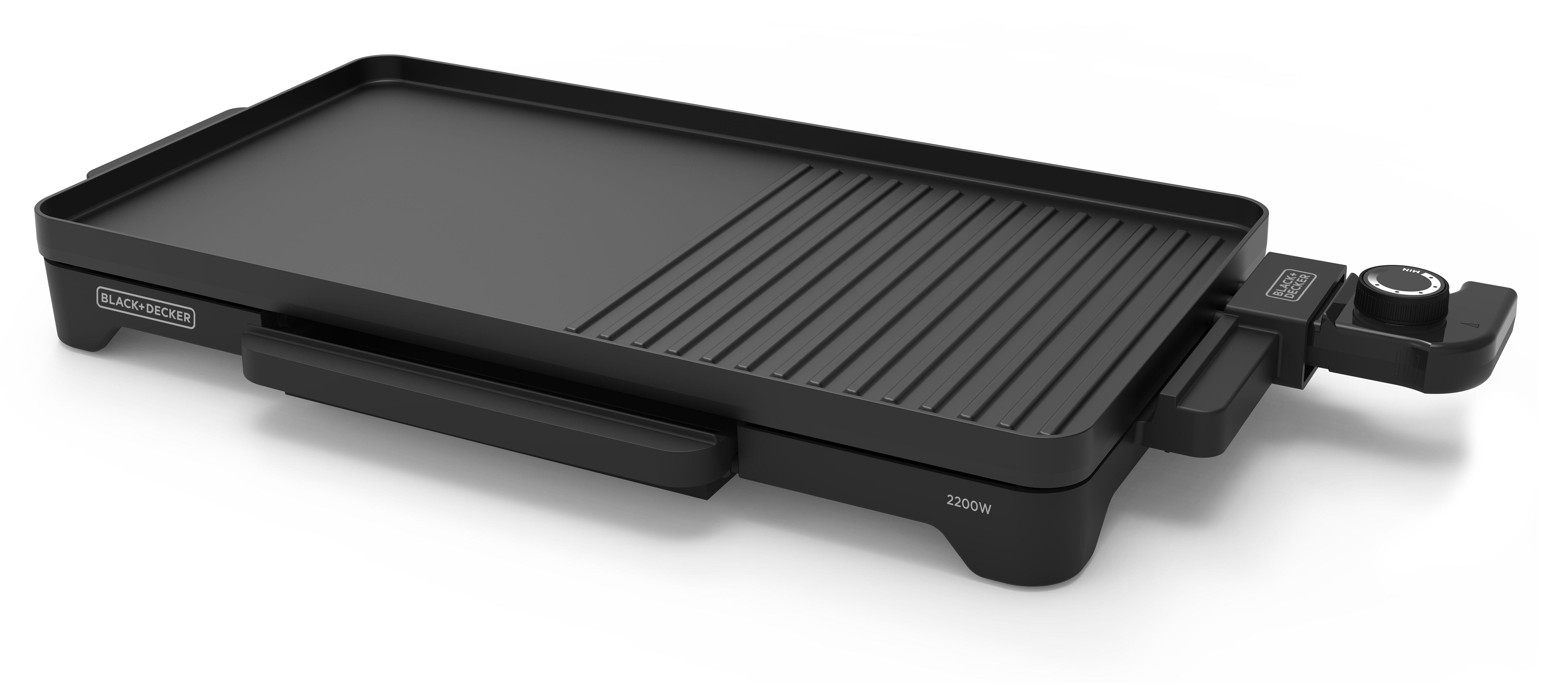 BLACK+DECKER Black & Decker BXGD2200E Contactgrill - 2200W - Zwart