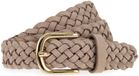 Vanzetti Ceinture Cuir Femme 90 cm Crème