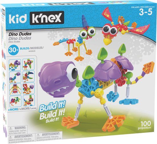 K'NEX Kid K'NEX Dino Dudes Building Set - 85611