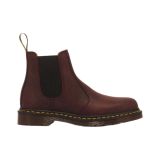 Dr. Martens Chelsea Boots 2976 en Cuir Crazy Horse Ys Chaussures en Rouge, Taille: 44