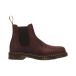 Dr. Martens Chelsea Boots 2976 en Cuir Crazy Horse Ys Chaussures en Rouge, Taille: 44
