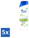 Head & Shoulders Shampoo Pomme Fraîche - 250 ml - Lot économique - 5 pièces
