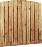 Intergard Schutting tuinscherm toog zichtdicht 21 planks 180x180cm RVS