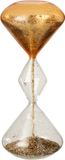 J-Line zandloper Glitters - glas - goud