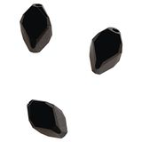 RAYHER Swarovski kristallen Cubist-parels, 12 x 8 mm, SB-zakje 3 stuks, ebbenhout