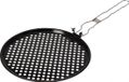 BBQ Pizzapan Voor Barbecue 33 Cm Zwart