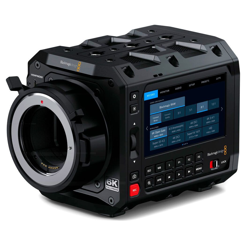 Blackmagic Design PYXIS 6K EF Handcamcorder - 6K Ultra HD - Zwart