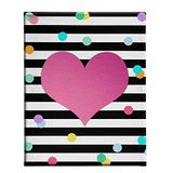Homemania Afbeelding met hart, voor woonkamer, slaapkamer, meerkleurig, 45 x 3 x 70 cm, HM20KNV45 x 70 – 121, polyester, hout